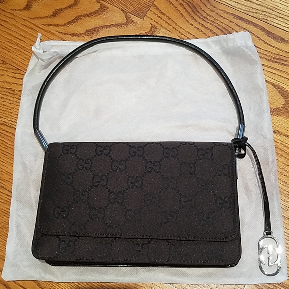 Brown vintage evening bag